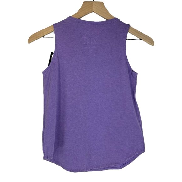CHASER Girls Tank Tops Sz M/10 Bundle Purple Black Glitter Ice Cream Unicorn - Picture 3 of 16